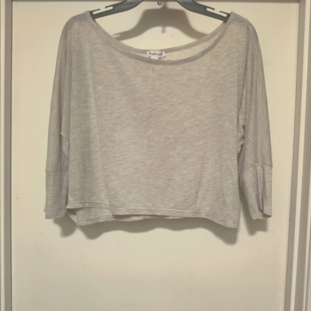 Large Beige Off the Shoulder Blouse